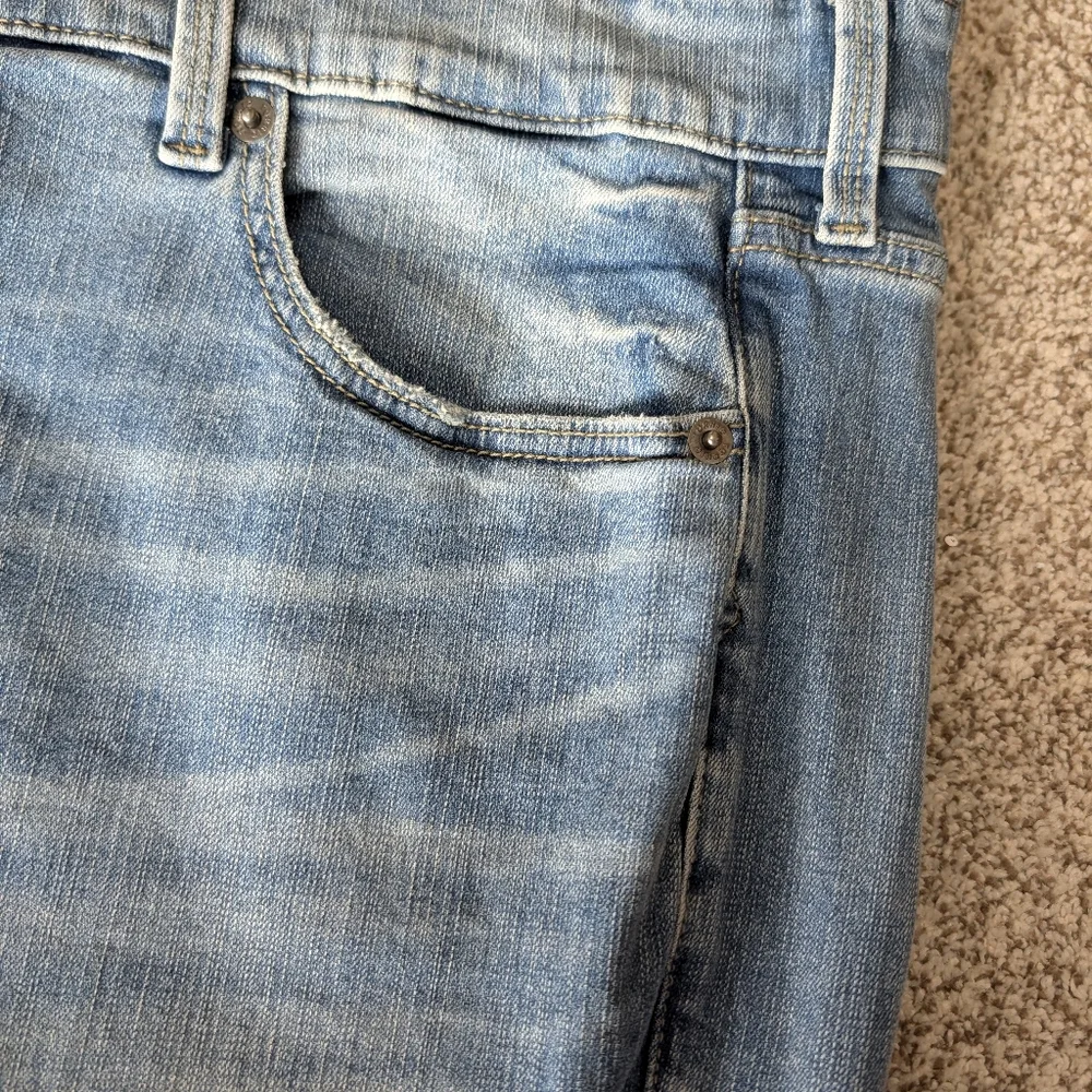 Torrid Wide Leg Jeans Stretch High Rise Light Wash Denim 14R - Picture 5 of 10